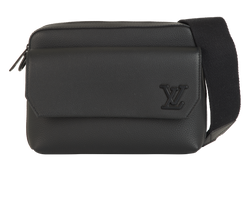 Fastline Messenger Bag, Leather, Black, NFC, DB/B, 4*